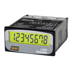 LA8N-BV-L  8 Hane 24x48mm PNP girişili dahili pilli LCD ekranlı Sayıcı